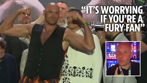 Tyson Fury REFUSES to look at Oleksandr Usyk during Ring of Fire press conference