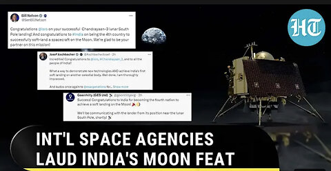 "Glad to be your Partner" NASA joins Int'l Soace Agencies To Laud ISRO for Chandrayaan-3 Success