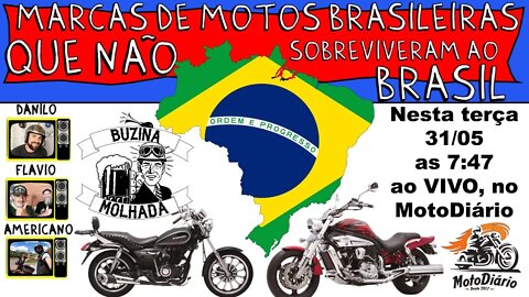 Marcas de MOTOS BRASILEIRAS que não SOBREVIVERAM ao BRASIL #BuzinaMolhada