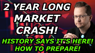 HISTORY SAYS 2 YEAR LONG STOCK MARKET CRASH IS HERE! - How to Prepare! - Tuesday, February 15, 2022