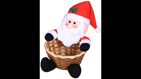 Christmas Candy Storage Basket, Santa Claus Product Review