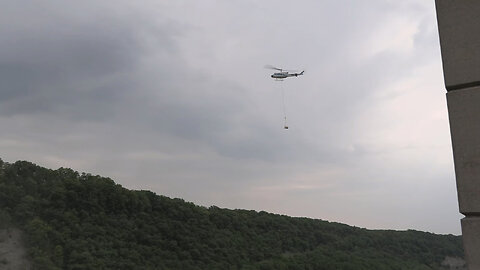 USACE Buffalo Conducts Helicopter Lift - B-Roll