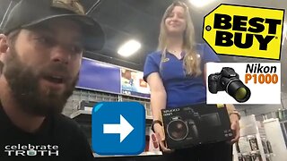 Flat Smacking While Buying a Nikon P1000 Camera at Best Buy