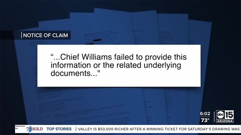 CLAIM: Phoenix top cops say Chief Williams lied about protest cases