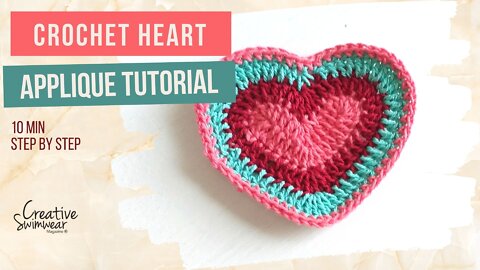 How to crochet a heart for beginners using magic ring!
