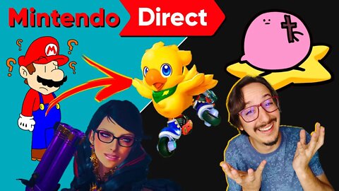 ZOEIRA DA NINTENDO DIRECT 23/09! Kirby, Bayonetta e MUITA RISADA!