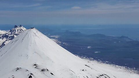 B-Roll of Mt. Shishaldin