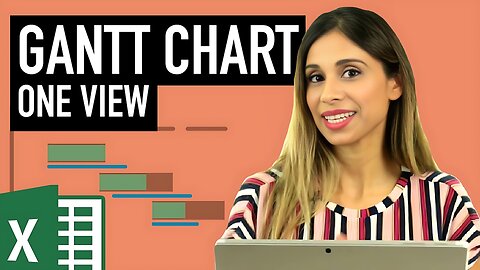 Project Plan in Excel with Gantt Chart (Plan, Actual & Progress in ONE VIEW)