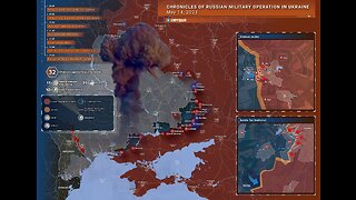 Ukraine Russian War, Rybar Map and Situation for May 14, Russian Retaliation goes Radioactive