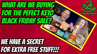 Perfect Keto Black Friday 2022 | We found a way to get extra free stuff