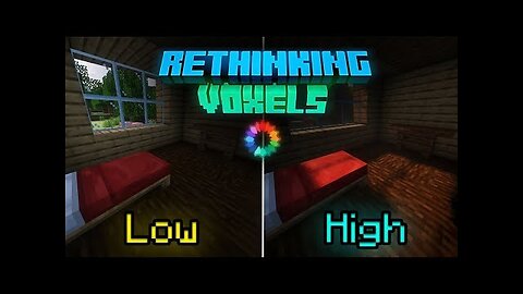 Minecraft Comparison | Rethinking Voxels: Low vs High Settings