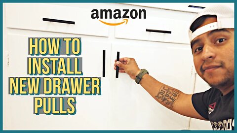 How to Install new Drawer Pulls | Amazon drawer pulls