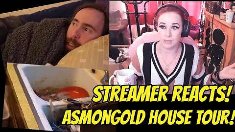 STREAMER REACTS! Asmongold House Tour!... #reaction #funny #asmongold #asmon
