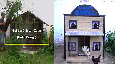 a chicken coop hotel design Building Step By Step Chicken Coop Build - Now Complete minecraft