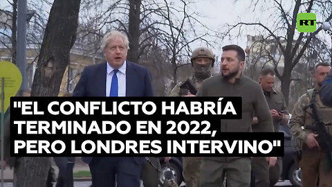 Diputado ucraniano confiesa que el conflicto habría terminado en el 2022, pero Londres intervino