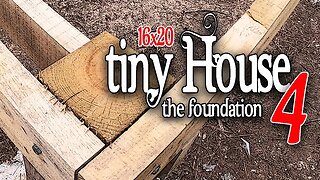 HOLDING UP THE WHOLE HOUSE! BUILDING A TINY CABIN, 16x20, Woman Builds, Tiny House, Alone