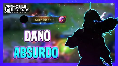 DANO SIMPLESMENTE ABSURDO, ELE É O MELHOR JUNGLER | Mobile Legends