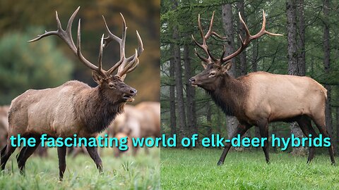 the fascinating world of elk-deer hybrids