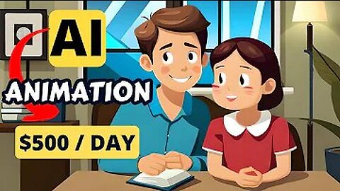 Earn Money With AI By Creating Animation Video || AI Animation video
