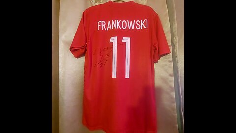 Poland Autographed Football Jersey