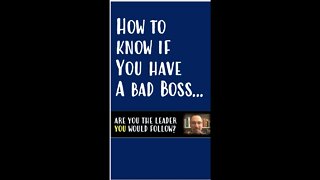 How to know if you have a bad boss - Thomas Sowell’s test #shorts #leadership