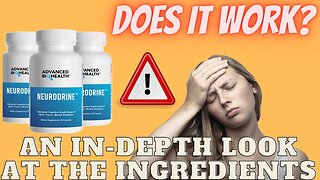 Neurodrine Supplement Review: Does it Work? ⚠️ An In Depth Look at the Ingredients ⚠️