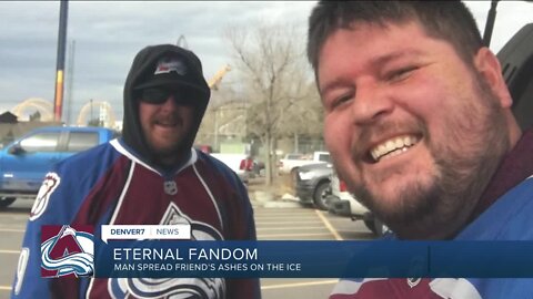 Avalanche fan banned from Avalanche events at Ball Arena after spreading friend's ashes on the ice