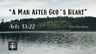 A Man After God's Heart, Pastor David Hansen