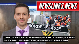 Official of the UK Border Force detained for being an illegal migrant who entered 20 years ago