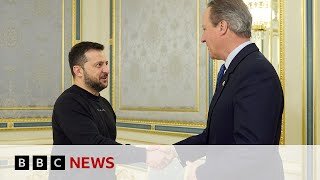 Ukraine president meets David Cameron in Kyiv - BBC News