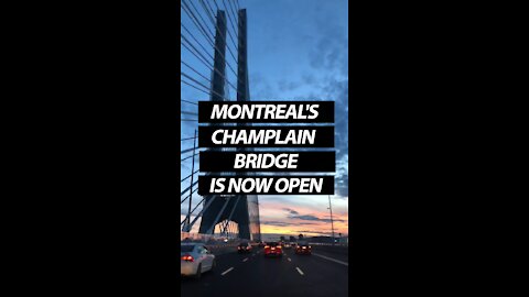 Montreal's All-New Samuel De Champlain Bridge Is Now Open