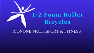 1/2 Foam Roller: Abdominal Bicycle