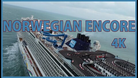 Norwegian Encore Departs Port of Miami - 4K