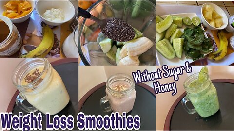 3 Healthy High In Protein Smoothie Recipes For Weight Loss & Belly Fat,Without Sugar