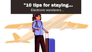 "10 tips for staying productive while traveling as a digital nomad" Can Be Fun For Everyone