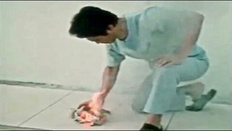 Real Life Superpowers - Chi Kung Master Shoots Electricity From Hand - Sets Paper On Fire - (Qigong)