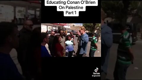 Educating Conan O’Brien On Palestine #educational #conanobrien #Palestine