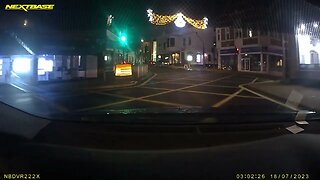 Colchester high street drive, Christmas lights