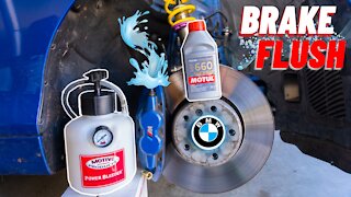 BMW Brake Fluid Flush Troubleshoot | m235i 2 series Motul Motive