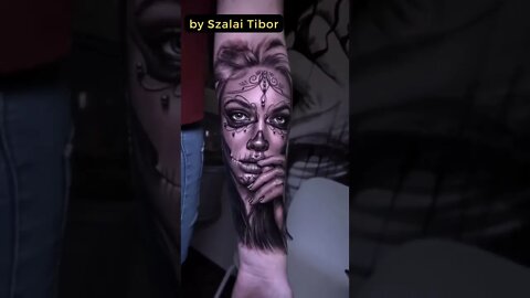 Stunning work by Szalai Tibor #shorts #tattoos #inked #youtubeshorts