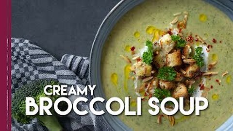 Creamy Broccoli Soup | Suitable for Vegans and Vegetarians