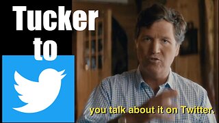 Tucker Bringing his Show to Twitter! Free Speech Rebels vs Leftist Deep State Death Star