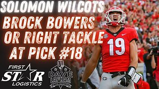 Cincinnati Bengals Solomon Wilcots | Will the Bengals Draft Brock Bowers or Right Tackle at Pick 18