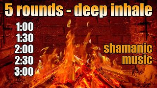 5 Rounds of Wim Hof Breathing to Achieve 3 Minutes Retention ❯ Shamanic Background Music