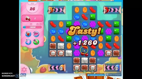 Candy Crush Level 923 Audio Talkthrough, 1 Star 0 Boosters