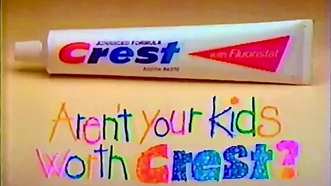 "Crest Presents A Day At The Dentist" 80s Toothpaste Commercial