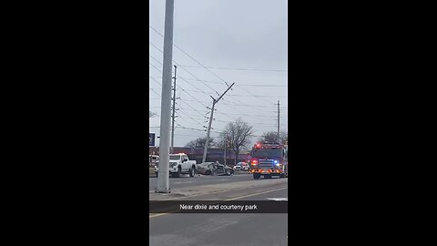 Car Crash In Mississauga
