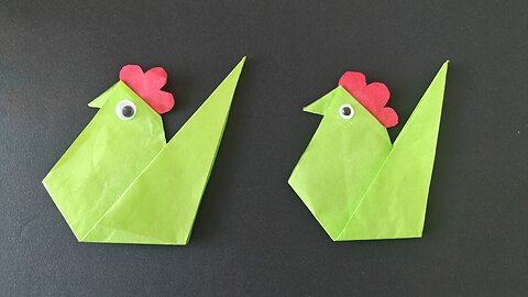 Paper hen | Easy paper hen for kids | Easy paper chicken step by step for kids