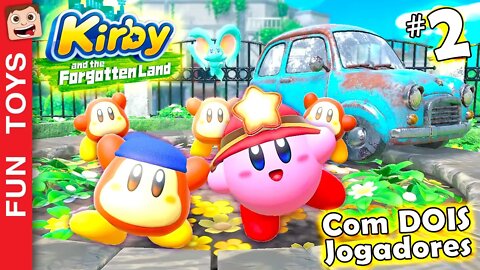 Kirby and the Forgotten Land #2 - Veja como é jogar com DOIS Jogadores no modo CO-OP! NOVOS PODERES!