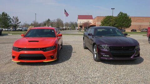 2021 Dodge Charger Scat Pack Vs 2021 Dodge Charger SXT AWD